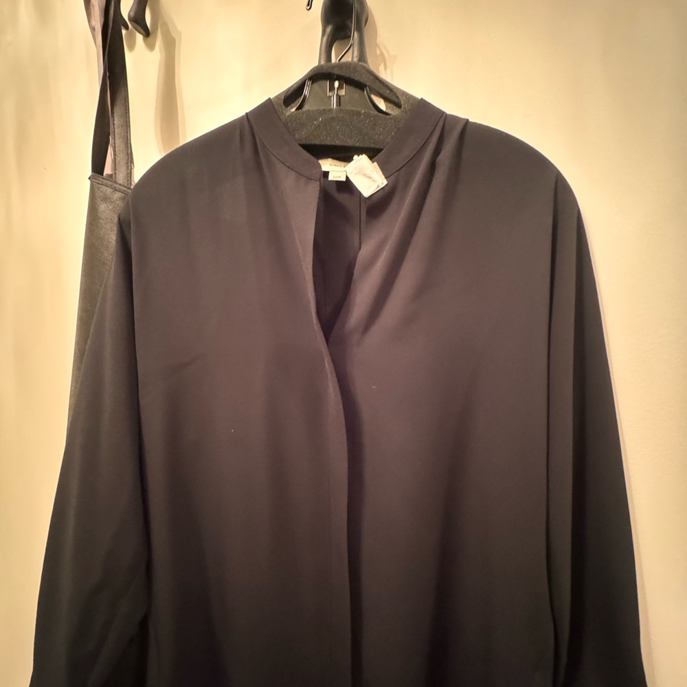 Women’s Black Silk Blouse